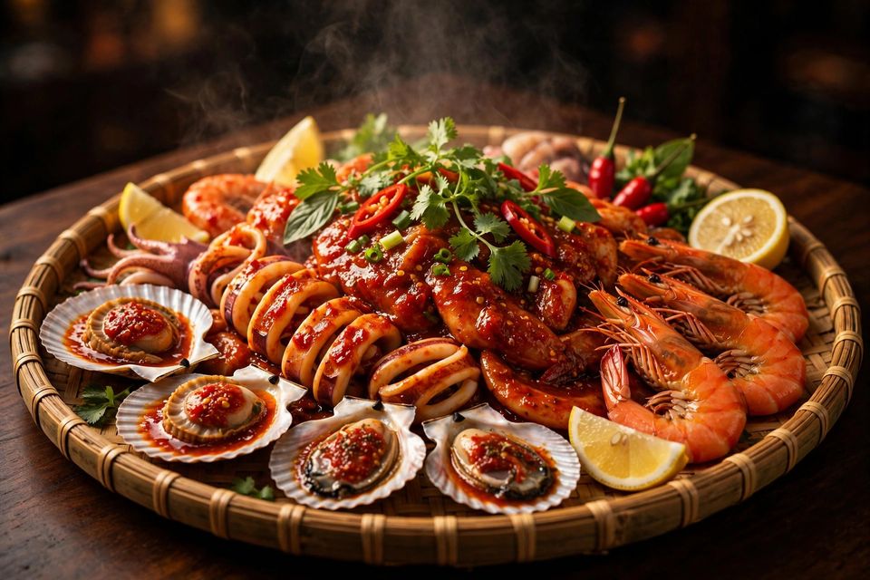 Mẹt hải sản sốt Thái — MÌNH ƠI QUÁN